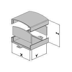 Kunststof behuizing EC10-100-134